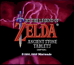 BS Zelda - Ancient Stone Tablets (week 1)